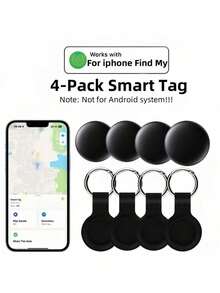 1pc GPS Smart Anti-Lost Tracker - MFi Certified, Real-Time Tracking, No Installation Required, Suitable For Pets, Bags, Luggage, Bicycles, Cars, Compatible With "Find My" App, Worry-Free Anti-Lost - Multicolor - View 5
