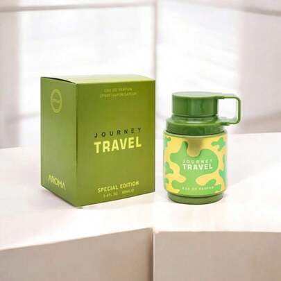 JOURNEY TRAVEL perfume de moda para hombre De 100 MLfragancia elegante y duradera conviertete en tu yo encantador