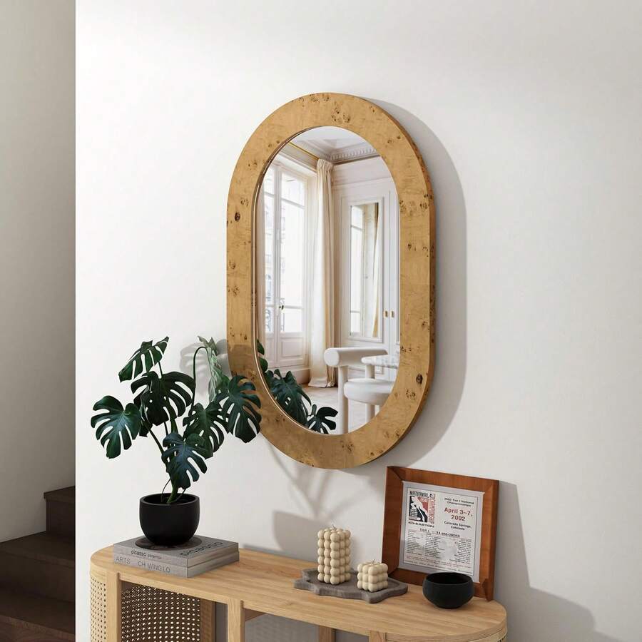Wall Mounted Mirrors - Khaki - View 1