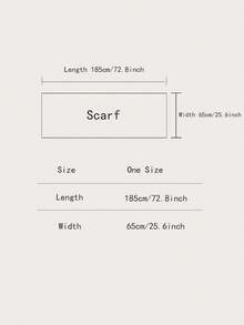 1pc Elegant Floral Jacquard Scarf, Warm And Versatile For Women, Suitable For Air-Conditioned Rooms, Autumn/Winter, Fashion Accessory, Neck Warmer, Shawl, Gift Idea - Beige - View 5