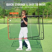 Red de rebote para béisbol y sóftbol  de 3 x 4,5 pies con sistema de entrenamiento de 3 vías PitchBack - 3 x 4,5 pies - Ver 6