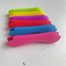 2-In-1 Ergonomic Writing Aid & Posture Corrector - Dual-Grip Handle, Tactile Feedback, 6 Vibrant Colors (Pink, Green, Blue, Purple, Red, Yellow) / For Adult Beginners, Enhances Pen Control & Writing/Drawing Skills, Compatible With Pens & Art Tools, Improves Writing, Comfortable Grip, Soft Touch, Flexible Design, Learning Tool - Multicolor - View 16