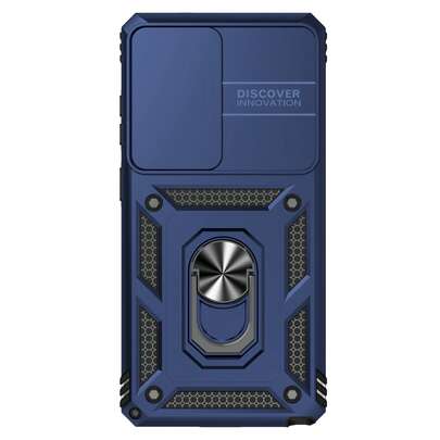 [Quantum Armor Pro] Étui anti-chute de qualité militaire compatible avec Samsung S25 Ultra/S25+/S25/S24 Ultra/S24+/S24 FE/A56/A36/A55/A35 et 14T/14T Pro et Apple Série 16 Pro Max - Couvercle de protection coulissant pour l'objectif + Protection par technologie blindée