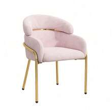 Vanity Stools - Pink + Velvet - View 6