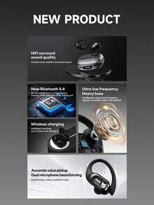 Transformers Bluetooth Earbuds, Charging Case With Wireless Charging, Battery Indicator, Cool Color Options, Bumblebee, Ultra-Clear Sound Quality, Long Battery Life, Comfortable And Stable Silicone Ear Hooks, Make A Great Holiday Gift. - Multicolor - View 4