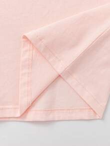 Balabala Girls' Warm Underwear Set, Soft Cotton Comfortable Base Layer Pajama Set, Spring/Autumn - Pink - View 8