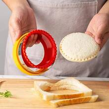 Sandwich Bread Crust Trimmer, Cookie Cutter, Fruit Stamper, Toast & Sandwich Mold - Sandwich Slices - View 6
