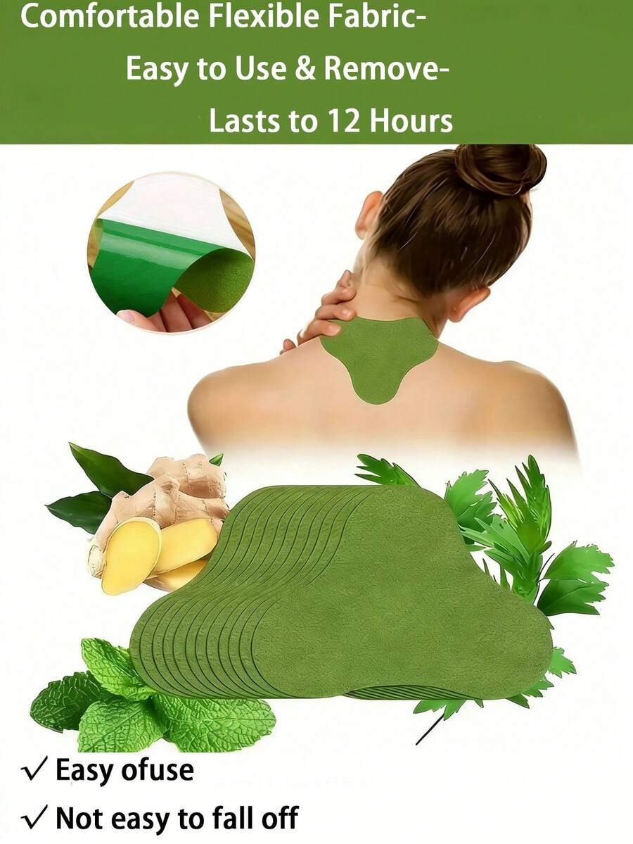 50片装腰腹部贴片、药膏、加热垫和颈部舒缓贴，帮助您放松身心。送给父亲、母亲、男友和丈夫的完美礼物。 - 彩色 - 查看 1