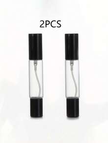 0.34oz Dual-Use Perfume Spray Bottles With Rollers-Transparent Glass, Refillable & Portable, Ideal For Travel & Office Essentials, Includes Eau De Toilette & Skincare Spray Bottles, Travel Accessories,Portable Fragrance Dispenser,Refillable Spray BottleBathroom Accessory Bathroom Decor