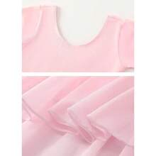 - Leotardos de manga larga con falda de ballet para bailarina - S1- Manga Larga - Rosa Ballet + 4-5T - Ver 8