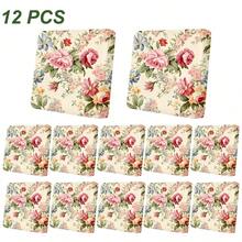 1pc Leaf Print Outdoor Sofa Cover, Stretch Polyester Removable Half Slip Sofa Cushion Cover, Patio, Porch, Garden Sofa Seat Protector - Multicolor - View 18