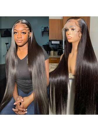 Bone Straight Lace Frontal Wigs Human Hair 13x6 Human Hair Wigs 13x6 Lace Front Wig Human Hair Lace Frontal Wig PrePlucked For Women