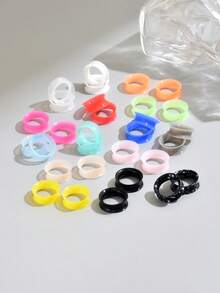 9mm Thin Flared Silicone Ear Gauges, Punk Style Ear Piercing Jewelry, Minimalist Fashion Ear Plugs