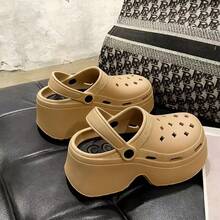 Women's Comfortable Thick Sole Closed Toe Sandals, Suitable For Summer 2025, Outdoor Wear
