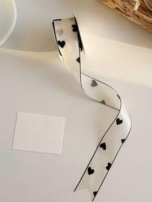 Ruy băng polyester hình trái tim phủ nhung dài 10 thước, ruy băng trang trí thanh lịch, thích hợp cho Giáng sinh, Halloween, Lễ Tạ ơn, Lễ Phục sinh và các dịp khác. Ruy băng trang trí bền chắc, thích hợp cho gói quà, trang trí tiệc, viền tinh tế, chất liệu mịn, đa chức năng, dành cho người làm thủ công, trang trí ngày lễ, phong cách cổ điển, chất liệu nhẹ, vật liệu thủ công, lập kế hoạch sự kiện. - Nhiều màu - Xem 13