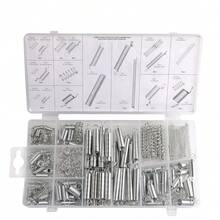 200-Piece Stainless Steel Spring Pin Set – Assorted Slotted Roll Pins In 12 Sizes – Durable Split Dowel & Tension Pins With Portable Storage Case For Mechanical Repairs And DIY Projects - Silver - View 3