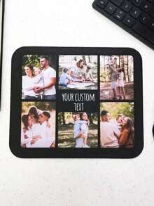 Customized Photo Mouse Pad, Personalized Photo Mouse Pad, Office Desk Accessory, Photo Collage Mouse Pad, Personalized Mouse Pad, Office Supplies, Christmas, Birthday Gift - Multicolor - View 3