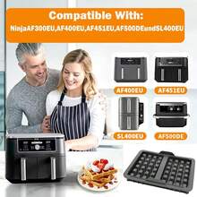 1/2pcs Reusable Silicone Waffle Mold For Air Fryer, Easy To Clean, Compact Design, Kitchen Baking Tool - Multicolor - View 11