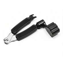 5PCS 3IN 1 Guitar String Winder Cutters Bridge Pin Puller Peg Winder Multi Tool - Black - View 10