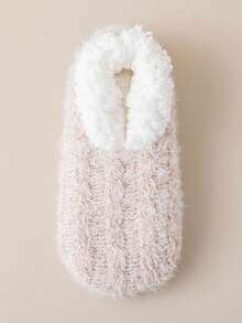 1双女士秋冬加绒保暖袜，柔软防滑家居/睡眠袜 - 彩色 - 查看 15