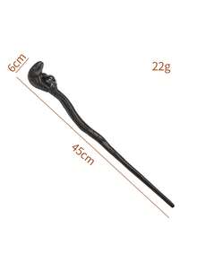 9pcs Cartoon Character Magic Wand, Malfoy Vine, Skull, Snake Head Pattern Magic Wand, Glasses Frame Theme Party Role Play Props, Halloween Party Costume Accessories, Wizard Academy Magic Wands