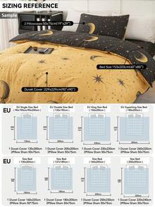 3pcs/Set Feather Pattern Duvet Cover Set(1 Duvet Cover & 2 Pillowcase)Soft And Skin-Friendly Duvet Cover Bedding Set For Home, All Season Bed Sheets Set - Multicolor - View 3