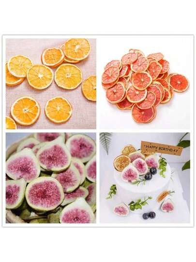 1 Pack Of 10/20/30/40pcs Dried Lemon Slices, Dried Orange Slices, Dried Figs, Yellow Lemon Slices, Decorative Dried Fruit Pieces For Scented Candle Making, Soap Making, DIY Crafts, Home Decor, Suitable For Festivals, Living Room, Bedroom, Office