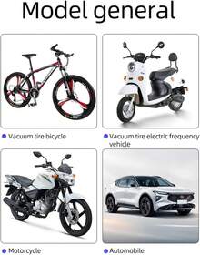 8 tapones fluorescentes universales para válvulas de neumáticos de automóvil, tapones luminosos para válvulas de neumáticos, tapas de aire para neumáticos de coche, camión, SUV, motocicletas, bicicleta (verde) - 1 - Ver 6