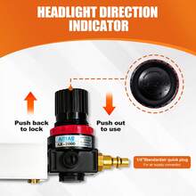 Car Vehicle Cylinder Leak-Down Tester Leakage Petrol Engine Compression Detector 120PSI - Red - View 11