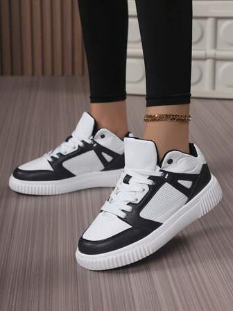 New Color-Blocking Platform Comfortable Casual Sports Sneakers