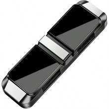 Visor Sunglass Holder, Bracket with Double Clip Attachment, Interior Ticket Organizer with Compact Grip Design, Car Accessory Automotive Van Sedan Women Men, Travel Road Trip Daily - Negro - Ver 10