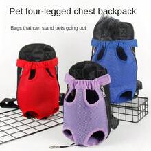 Dog Backpack - Purple + Medium - View 5