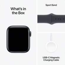 Apple Watch SE 2nd Generation (GPS+Cellular) 40mm Aluminum Case With Midnight Sport Band - S/M - Midnight - Nửa đêm - Xem 7