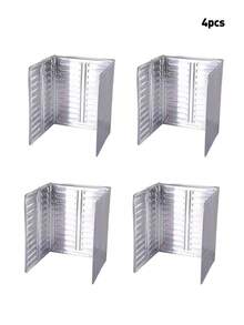 1/2 Packs Aluminum Kitchen Splash Guard - Foldable, Non-Food Contact Grease & Heat Protection, Suitable For Gas Stove, Cooking Protection, Splatter Shield - Multicolor - View 11