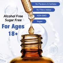 TOTARIA Cortisol Supplement Liquid Drops Hormone Balance For Women Men With Magnesium Complex,Ashwagandha,Rhodiola Rosea,L Theanine,Phosphatidylserine Supplements Mood, Focus, Sleep Support 2 FL.OZ - Lemon flavor - 查看 4