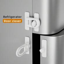 Cerradura para puerta de refrigerador y congelador, sin necesidad de herramientas ni perforación - Multicolor - Ver 3