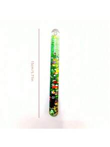 1/2/3 Pcs Sensory Fidget Toys - Rotating Tube Relaxation And Anxiety Relief Tool, Colorful Glitter Liquid Acrylic Spinning Wand, Rotating Mode Stress Relief Toys, Christmas 2025, Christmas, Christmas Gift, Christmas Home Decor, Christmas Ornaments - Multicolor - View 7