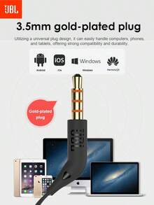 JBL T110 Wired Earphone With 3.5mm Interface For Gaming PC And Cellphone Calling, In-Ear Stereo Earbuds Headset - Red - View 8