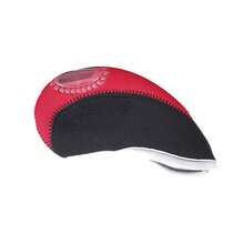 带透明窗口的高尔夫球杆头套，氯丁橡胶材质，适用于标准铁杆的保护帽