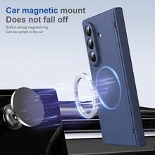 VIETAO 可折叠手机壳，带钢化玻璃屏幕保护膜，支持磁吸无线充电，兼容三星 Galaxy Z Fold 7/6/5/4，全包式手机壳 - 藍色 - 查看 6