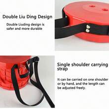 1pc Upgraded Folding Stool, Lightweight Yet More Durable, 400 Lbs Capacity Portable Foldable Stool, Suitable For Camping, Fishing, Hiking, BBQ, Lightweight Yet Sturdy, Collapsible & Extendable Camping Stool, Suitable For Adults Outdoor Travel