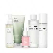 5PCS Upgraded Version Skincare Routine Set ,Suitable For All Skin Types, Buy(Oil + Foam+ Toner+Discoloration Serum+ Moisturizing Lotion) Korean SkinRepair ,Moisturizing Skincare Set - Hồng - Xem 3