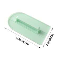 1入組帶把手蛋糕霜表面平整器，DIY烘焙工具適用於翻糖裝飾