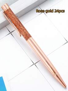 1/10/24/36支個性化刻字亮粉筆、客製化流沙圓珠筆，女性文具禮品，辦公配件，書寫工具，返校季，多功能，裝飾性，商務/工作/辦公，辦公用品 - 彩色 - 查看 28