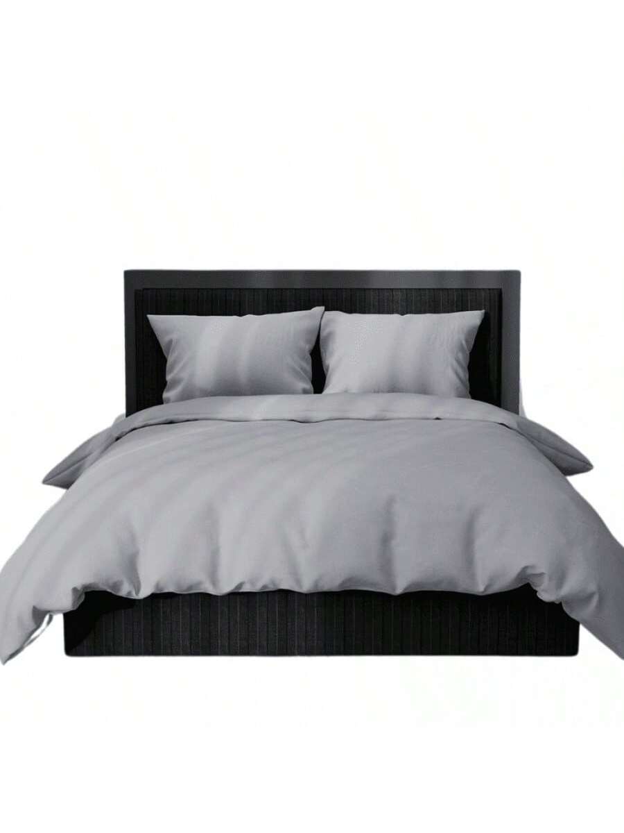 Kit de funda nórdica monocromática GB Color Gris de alta durabilidad de 220cm*220cm