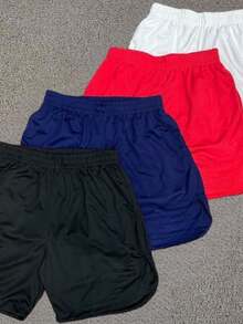 Men's Dry Fit Bermuda Shorts For Training, Running, And Gym - Comfortable - 白色 - 查看 7