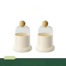 Dining Table Retro Style Toothpick Box High Aesthetics Creative Home Living Room Premium Cotton Swab Dental Floss Toothpick Can Storage Box - Multicolor - View 7