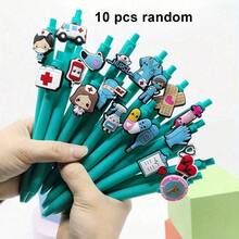 1/5/10/15pcs Medical Healthcare Pen Nurse Doctor Writing Round Ballpoint Pen Nurse'S Day Gift Pen Style Random