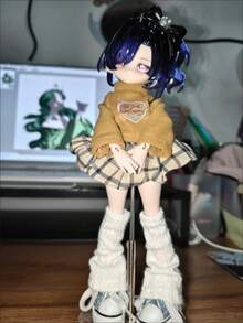 Tất giữ ấm chân cho búp bê BJD, Phụ kiện trang phục phong cách Nhật Bản dễ thương, Phù hợp với búp bê BJD kích thước cơ thể 1/6/30cm/11,81 inch trở xuống, Tất thường ngày, Đồ trang trí, Tất đan, Quà tặng cho bé gái, Sinh nhật, Ngày lễ (Chỉ có tất giữ ấm chân, Không bao gồm búp bê và giày) - Nhiều màu - Xem 6