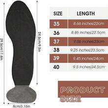 一双带后跟垫的高跟鞋鞋垫，防止摩擦，可通过裁剪调节。